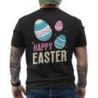 Frohe Ostern Frohe Ostern T-Shirt mit Rückendruck