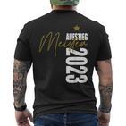 Fußball Meister 2023 Liga-Aufsteiger Team Handball Schwarzes Kurzärmliges Herren-T-Kurzärmliges Herren-T-Shirt