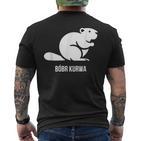 Bober Bóbr Kurwa Polish Internet Meme Beaver T-Shirt mit Rückendruck