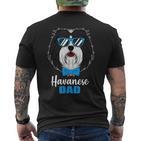 Dog Dad Havanese Dog T-Shirt mit Rückendruck