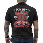 Slogan Ich Bin Klein Aber Scheisss Dangerous T-Shirt mit Rückendruck