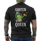 Gardener Garden Chefin Floristin Garden Queen Garden Queen T-Shirt mit Rückendruck