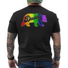 Gay Bear Passendes Gay-Paar- Lustiges Papa- T-Shirt mit Rückendruck