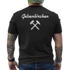 Gelsenkirchen Schalke Bergmann T-Shirt mit Rückendruck
