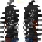 German Shepherd Cool Dog Dog Slogan T-Shirt mit Rückendruck