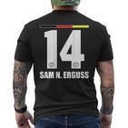 Germany Sauf Legend Sam N Eruss T-Shirt mit Rückendruck