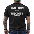 Grundrechtsvertreter T-Shirt mit Rückendruck