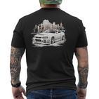 Gt R 34 Jdm Skyline T-Shirt mit Rückendruck