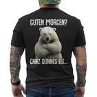 Guten Morgen Ganz Dünnes Eis Morgenmuffel Eisbär T-Shirt mit Rückendruck