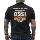 Hab Es Mir Nicht Gesüt Ein Ossi Zu Sein Estdeutsch T-Shirt mit Rückendruck