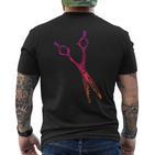 Hairdresser Hairdresser Beauty T-Shirt mit Rückendruck