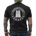 Hamburg Hanseatic City Hamburger Norddeutschland T-Shirt mit Rückendruck