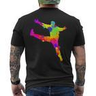 Handball Goalkeeper Handballer Children Boys S T-Shirt mit Rückendruck