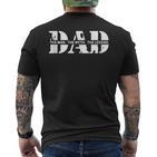 Herren Dad The Man The Myth The Legend Papa Der Mann Mythos Legende T-Shirt mit Rückendruck