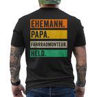 Herren Fahrradmonteur Papaateratertag Fahrradwerkstatt T-Shirt mit Rückendruck