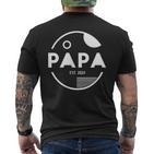 Herren Papa 2024Ater 2024 Befördert Zum Papa Est 2024 T-Shirt mit Rückendruck