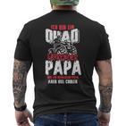 Herren Quad Fahrender Papa Lustiges Atv Papiater Quadbiker Fan T-Shirt mit Rückendruck