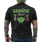 Hobby Gardener Farmer Vegetable Farmer Vegetable Gardener T-Shirt mit Rückendruck
