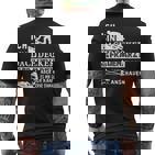 Ich Bin Dachdecker Und Kein Frauenarzt Handwerker Dachdecker T-Shirt mit Rückendruck