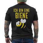 Ich Bin Eine Biene Bienen T-Shirt mit Rückendruck