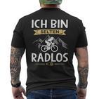 Ich Bin Rarlos Radlos T-Shirt mit Rückendruck