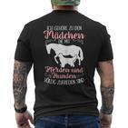 Ich Gehöre zu den Mädchen: Pferdereiten & Hunde Kurzärmliges Herren-T-Kurzärmliges Herren-T-Shirt