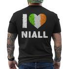 Ich Liebe Niall T-Shirt mit Rückendruck