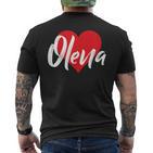 Ich Liebe Olena T-Shirt mit Rückendruck