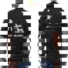Ich Meine Follower Dachshund Dachshund Owner Dog Black T-Shirt mit Rückendruck