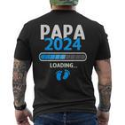 Ich Werde Papa German Language T-Shirt mit Rückendruck