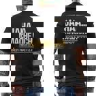Jaha Mache Ich Jaha Mache Ich Mahogany Mit T-Shirt mit Rückendruck