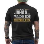 Jaha Mache Ich Jaha Mache Ich Mahogany Mit T-Shirt mit Rückendruck