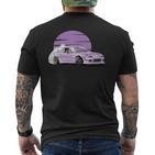 Jdm Mx5 Na Drift Style Black T-Shirt mit Rückendruck