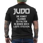 Judo Kunst Dresses Zu Folding In Denen Noch Leute Steckt T-Shirt mit Rückendruck