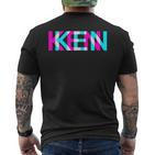 Ken Hi Mein Name Ist Vorname T-Shirt mit Rückendruck