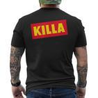 Killa Billiger Laden Hausverstand Nightlife Party Gray S T-Shirt mit Rückendruck