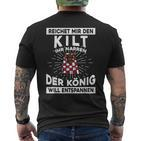 Kilt King Kilt Scotland Tartan S T-Shirt mit Rückendruck