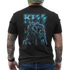 Kiss Blue Blitz T-Shirt mit Rückendruck
