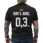 Kurt C Nudel Sauftrikot X Malle Party Trikot Deutschland T-Shirt mit Rückendruck