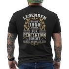 Legends 1959 Geboren Vintage 1959 Birthday T-Shirt mit Rückendruck
