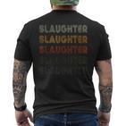 Love Slaughter Grungeintage Style Slaughter T-Shirt mit Rückendruck