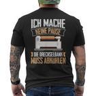 Lustiger Drechsel Spruch Drechseln Drechselbank Woodturning S T-Shirt mit Rückendruck