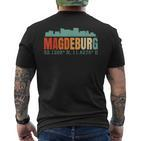 Magdeburg Skyline T-Shirt mit Rückendruck