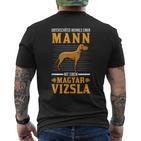 Magyarizsla Man Wire Hairizsla T-Shirt mit Rückendruck