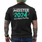 Master 2024 Masterletter Master Exam T-Shirt mit Rückendruck