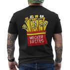 Mecker Frites Meckerfritze Scolding Fries T-Shirt mit Rückendruck