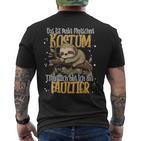 Mein Menschen Kostüm Eigentlich Bin Ich Faultier My People Costume T-Shirt mit Rückendruck