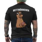 Mettmännchen Mead Buns Hackepeter Mett T-Shirt mit Rückendruck