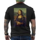 Mona Lisa By Leonardo Dainci T-Shirt mit Rückendruck