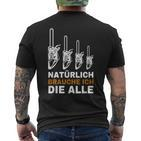 Natur Brauche Ich Die Alle Säge Chainsaw Lumberjack T-Shirt mit Rückendruck